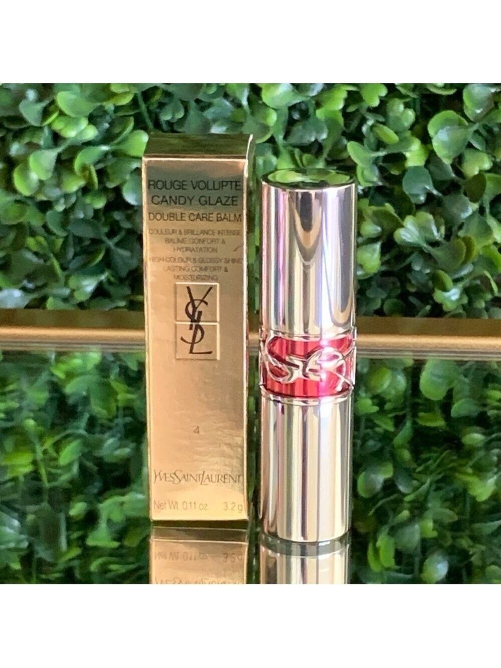 YSL Candy Glaze NUDE PLEASURE Lipstick | NEW | NIB | #4 04 | Yves Saint Laurent